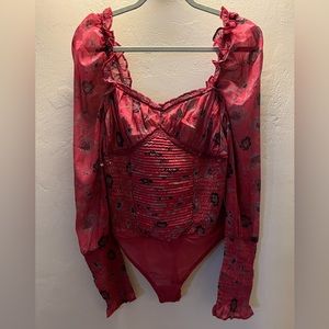 Free People Brunch Date Bodysuit
